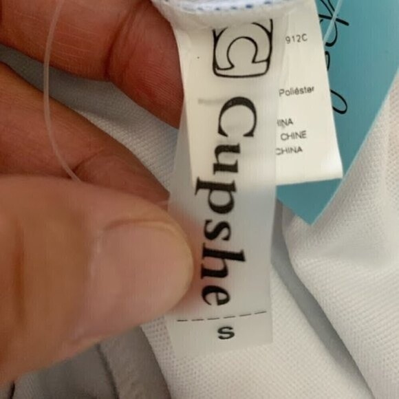 Cupshe NWT Cheeky Gal Stripe One Piece High Cut Summer Swim Suit - Picture 6 of 8